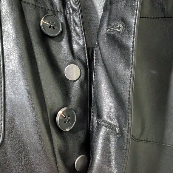 Pistola | Grover Vegan Leather Jumpsuit In Black - Picture 13 of 14